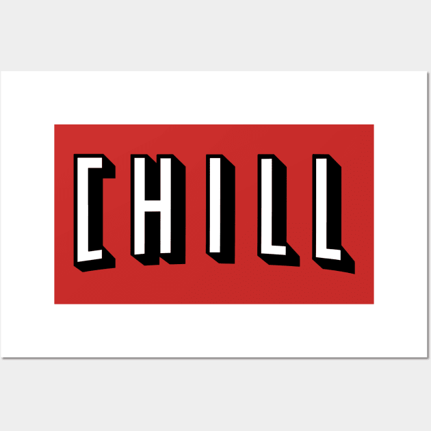 Netflix and Chill Wall Art by robotface